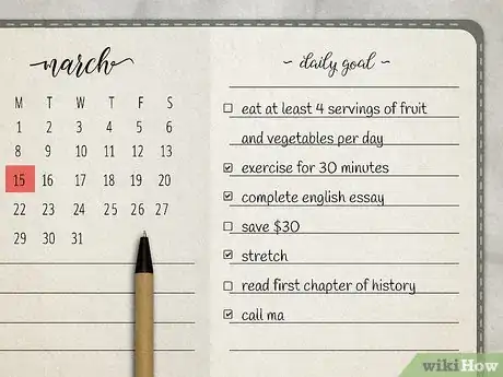 Image titled Set Daily Goals Step 1