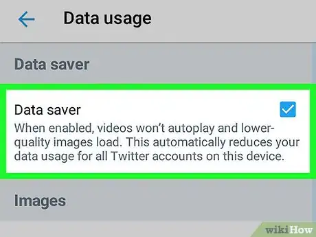 Image titled Turn on the Data Saver on Twitter Step 4