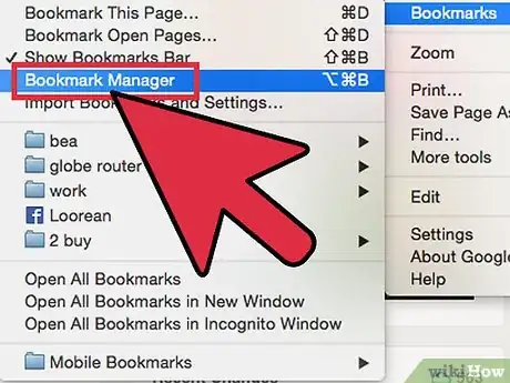 Image titled Organize Chrome Bookmarks Step 4