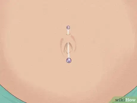 Image titled Manage Belly Button Rings During Pregnancy Step 11