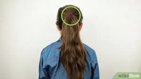 Image titled Make a Messy Bun With Extremely Long Hair Step 7