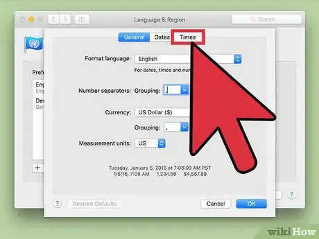 Image titled Change the Time Format on a Mac Step 10