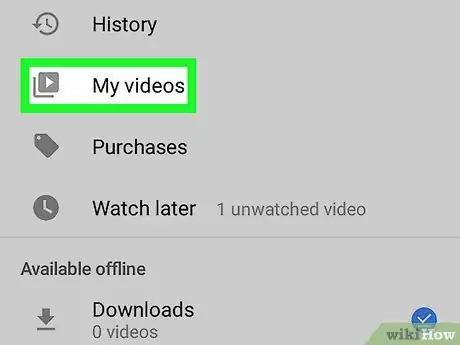 Image titled Access Private Videos on YouTube on Android Step 3