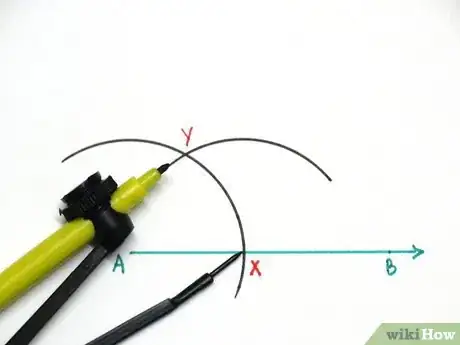 Image titled Construct a 30 Degrees Angle Using Compass and Straightedge Step 3