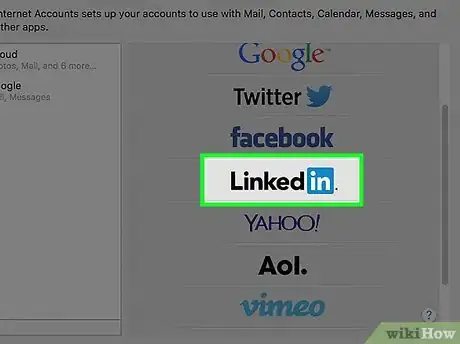 Image titled Add a LinkedIn Account to a Mac Step 4