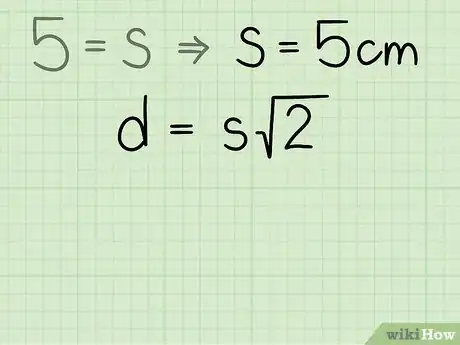 Image titled Calculate a Diagonal of a Square Step 14