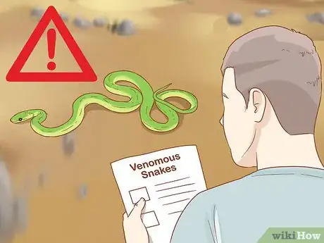 Image titled Pick up a Snake Step 1