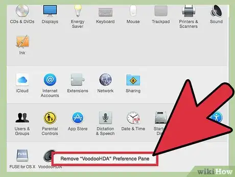 Image titled Remove an Item from System Preferences on a Mac Step 3