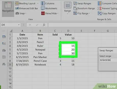 Image titled Switch Cells in Excel Step 20