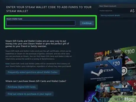 Image titled Redeem a Steam Wallet Code Step 5