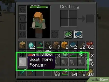 Image titled Get a Goat Horn in Minecraft Step 1