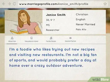 Image titled Make a Good Marriage Profile Step 4