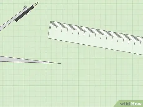 Image titled Construct an Angle Congruent to a Given Angle Step 3