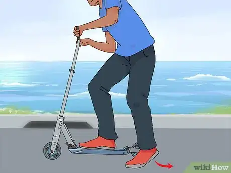 Image titled Do a Tailwhip on a Scooter Step 3