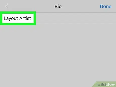 Image titled Get Multiple Lines in an Instagram Bio on iPhone or iPad Step 5