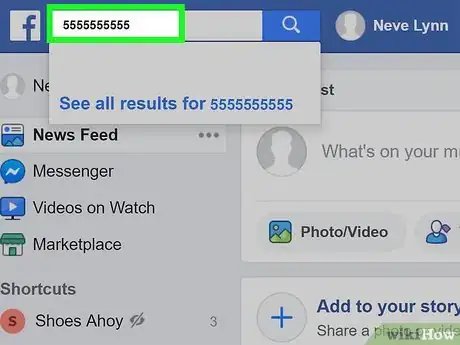 Image titled Search a Phone Number on Facebook Step 3