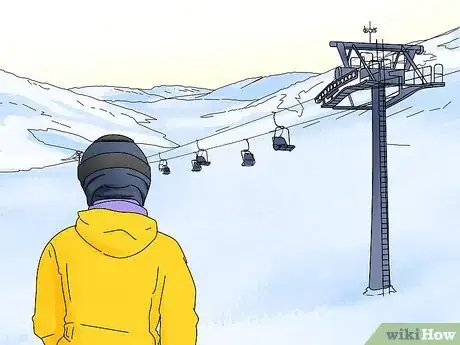 Image titled Get on and off a Ski Lift Step 1