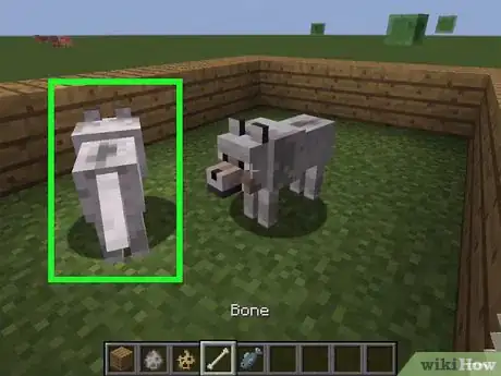 Image titled Tame and Breed a Dog on Minecraft Step 4