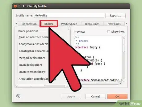 Image titled Change the Default Format Settings in Eclipse Step 7