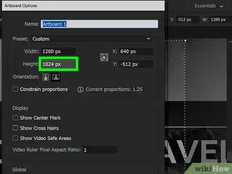 Image titled Change Artboard Size in Adobe Illustrator Step 5