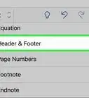 Insert Page Numbers in Word