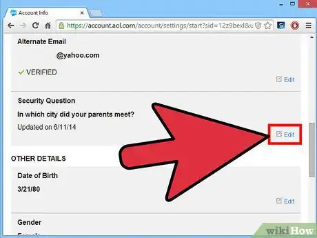 Image titled Change Your Account Recovery Settings on AOL Mail Step 8