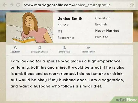 Image titled Make a Good Marriage Profile Step 6