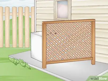 Image titled Hide Air Conditioner Unit Outside Step 1