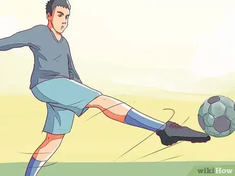 Image titled Punt a Soccer Ball Step 11