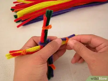 Image titled Make a St Brigid's Cross with Pipe Cleaners Step 10