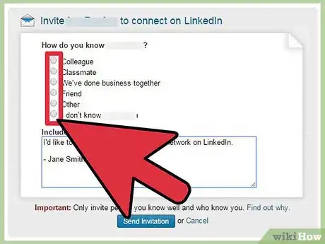 Image titled Send an Invitation on LinkedIn Step 6