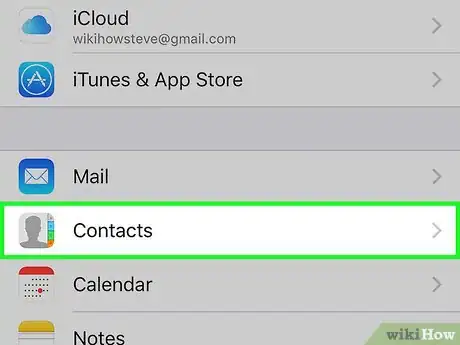 Image titled Sort Your iPhone Contacts by First Name Step 2