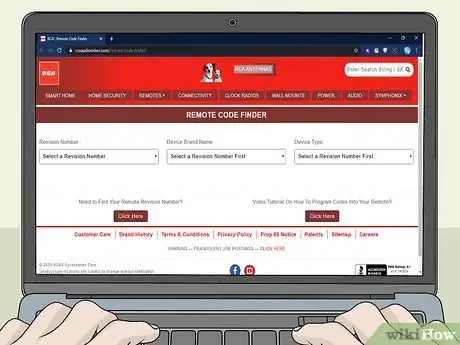 Image titled Program an RCA Universal Remote Using Manual Code Search Step 1