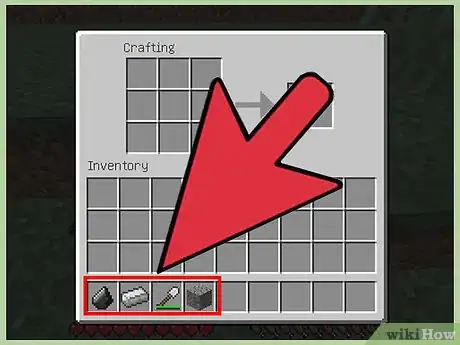 Image titled Make Fire in Minecraft Step 1