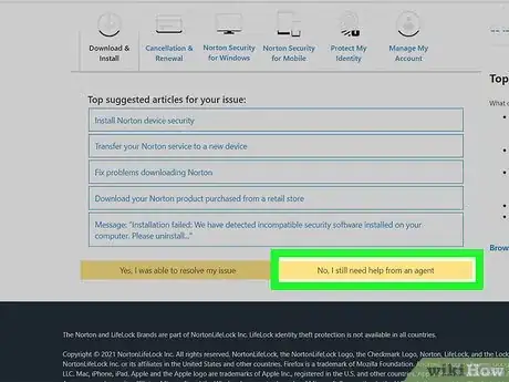 Image titled Contact Norton Antivirus Step 2