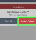 Leave a Group on Groupme on iPhone or iPad