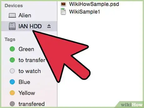 Image titled Write to an External Hard Drive on Mac OS X Step 1