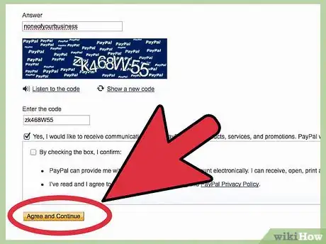 Image titled Set up a Paypal Account to Receive Donations Step 5