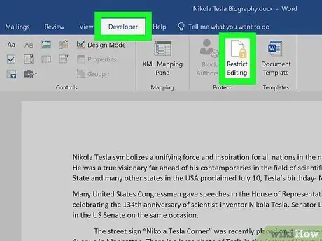 Image titled Insert Fillable Fields on Word on PC or Mac Step 7