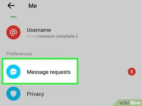 Image titled Control Who Can Send You Messages on Facebook Step 7