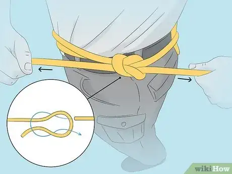 Image titled Tie a Swiss Seat Rappel Harness Step 6