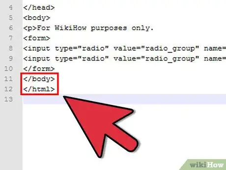 Image titled Create Radio Buttons in HTML Step 8