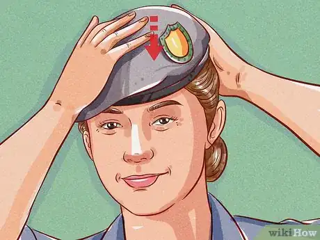 Image titled Wear an Army Beret Step 10