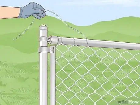 Image titled Repair a Chain Link Fence Step 11