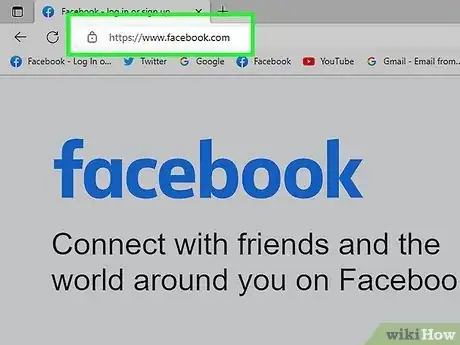 Image titled Log in to Facebook Step 1