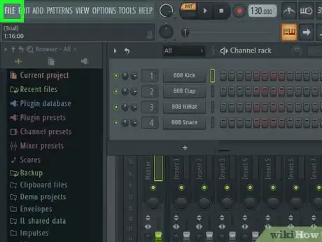 Image titled Make a Basic Beat in Fruity Loops Step 2