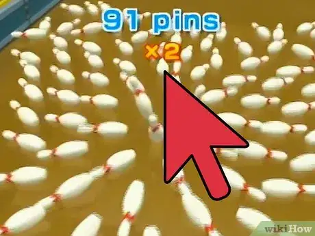 Image titled Bowl a 91 Pin Strike in Wii Sports Step 9