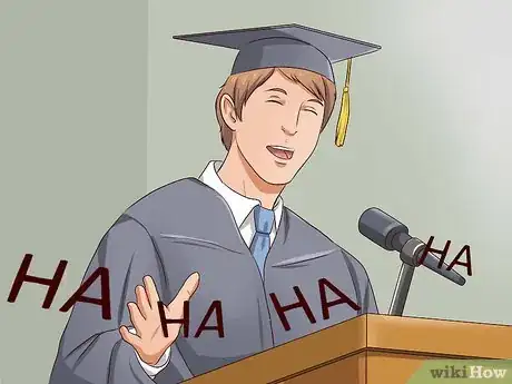 Image titled Add Humor to a Graduation Speech Step 13