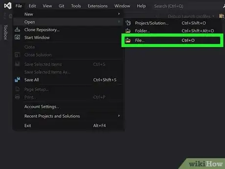 Image titled Edit DLL Files in Visual Studio Step 4