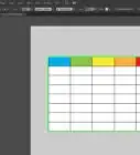 Create a Table in Adobe Illustrator